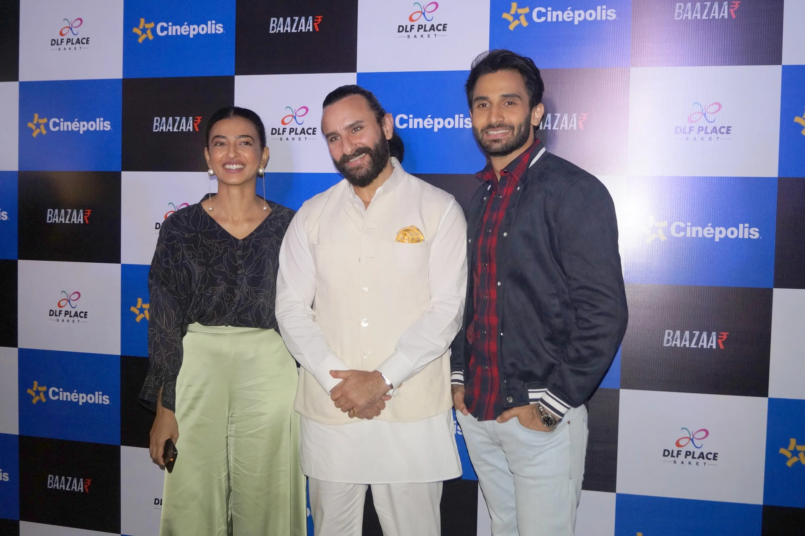 Radhika Apte, Saif Ali Khan, Rohan Mehra