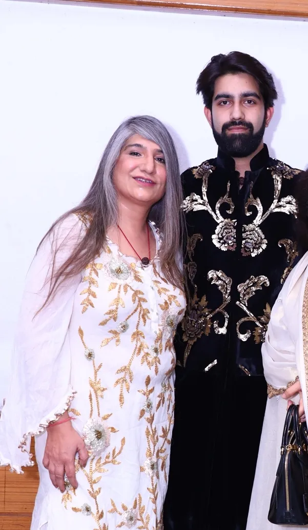 Kanwarani Kamini Singh of Seohara with Prithvi Raj Singh