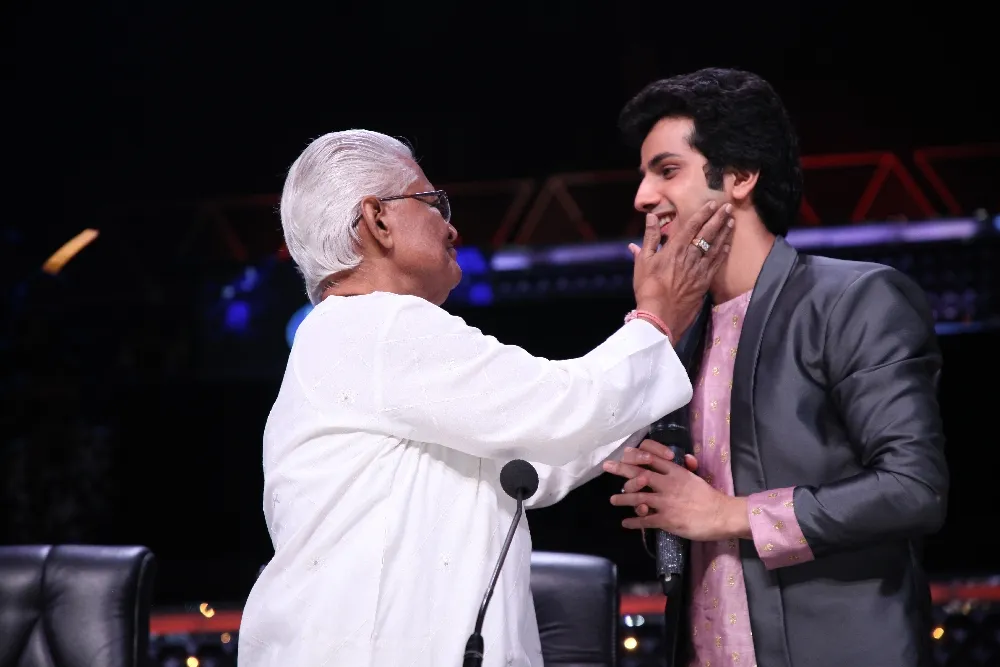 Pyarelal Ji impressed by contestant Ankush Bharadwaj 