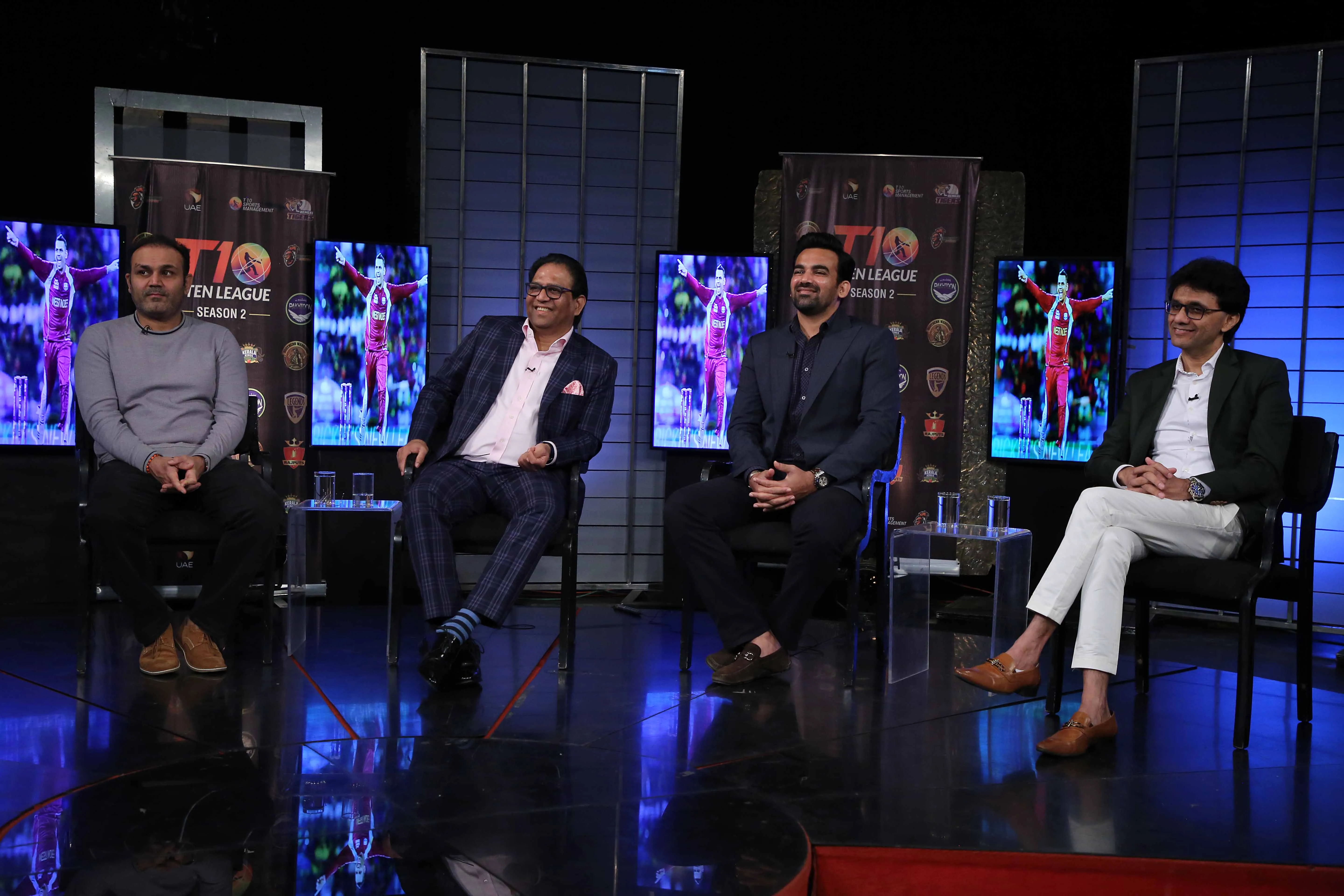  Virendra Sehwag, Shaji Ul Mulk, Zaheer Khan & Anis Sajan