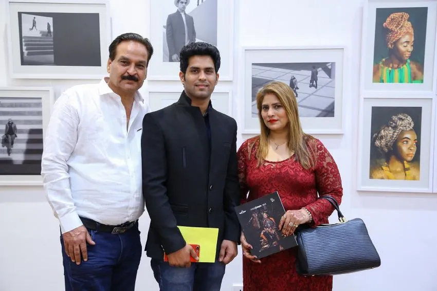 Aakash Talwar with his Father - Mr. Inder Mohan Talwar & Mother- Mrs. Dolly Talwar
