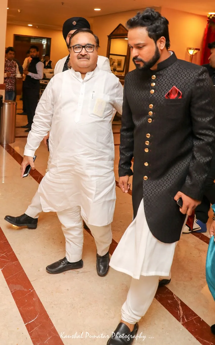 Tajinder singh Tiwana with Prakash Mehta