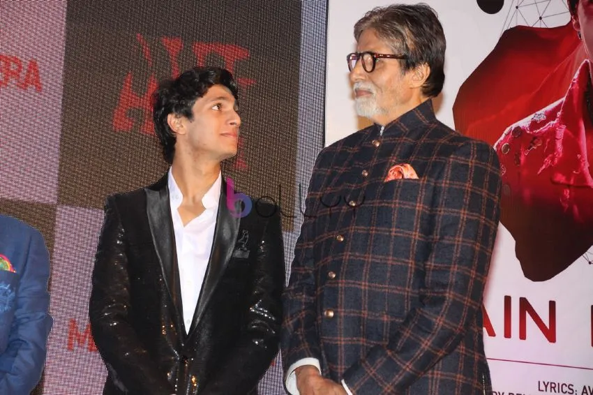 Avitesh Shrivastava and Amitabh Bachchan 