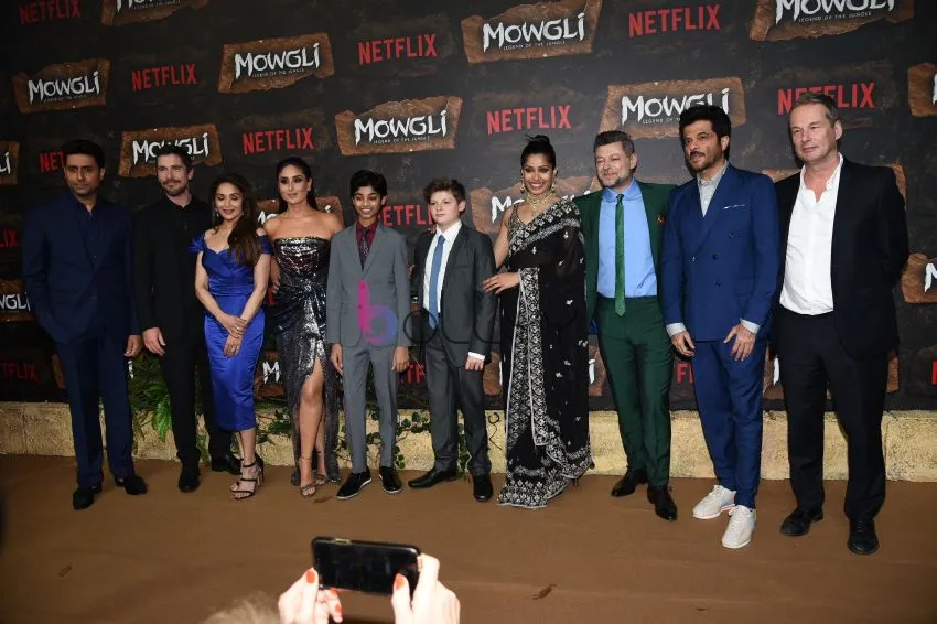 Abhishek Bachchan, Christian Bale, Madhuri Dixit, Kareena Kapoor Khan, Rohan Chand, Freida Pinto, Andy Serkis and Anil Kapoor