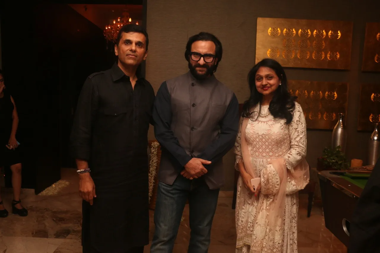 Anand Pandit, Saif Ali Khan and Roopa Pandit