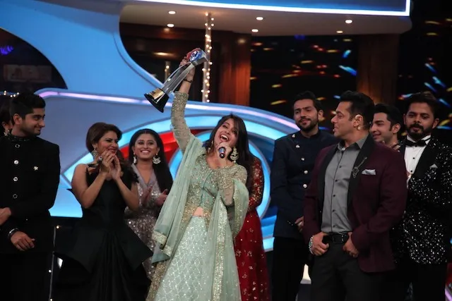 Dipika Kakkar Ibrahim as the winner of COLORS' Bigg Boss season 12