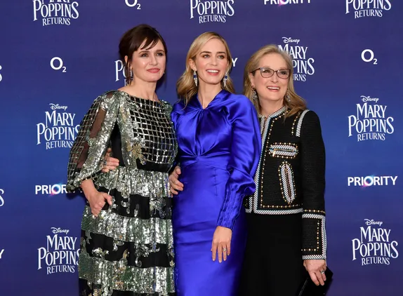 Emily Mortimer, Emily Blunt and Meryl Streep