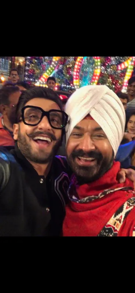 Gurucharan Singh with Ranveer Singh