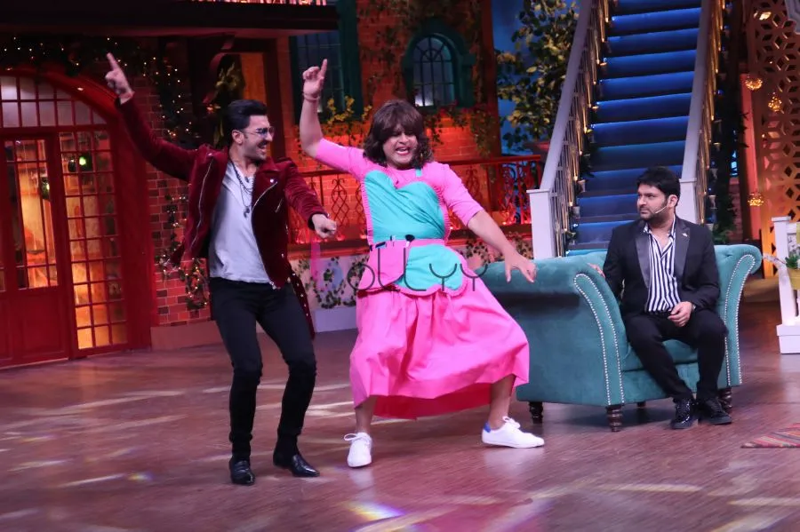 Ranveer Singh, Krushna Abhishek, Kapil Sharma