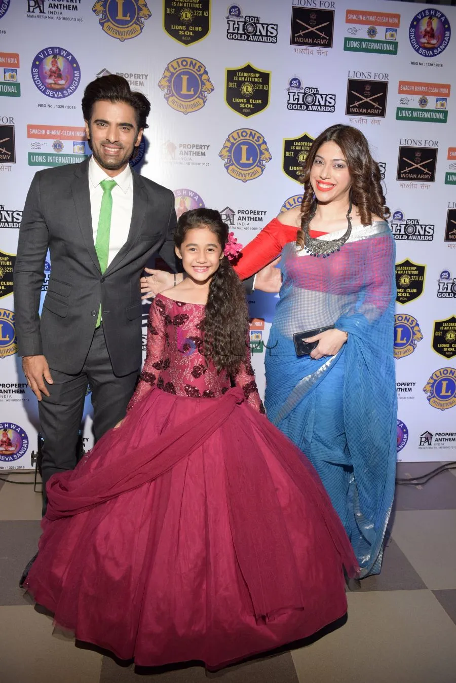 Mohit Malik with Aakriti Sharma, and Additi Malik 