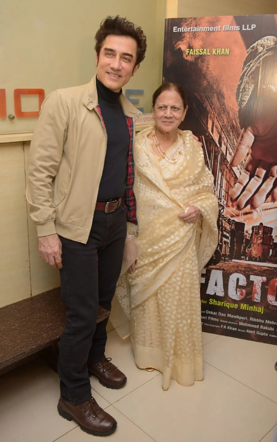 Faissal Khan with Zeenat Hussain