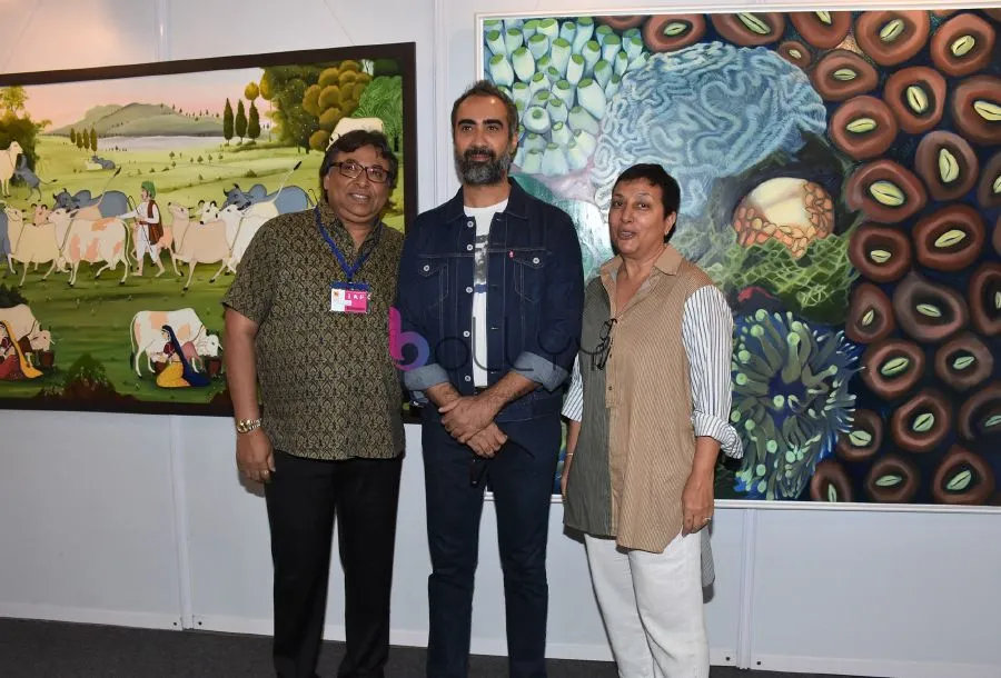 Ranvir Shorey with Shailesh Sheth and Shahnaz Mahimtura