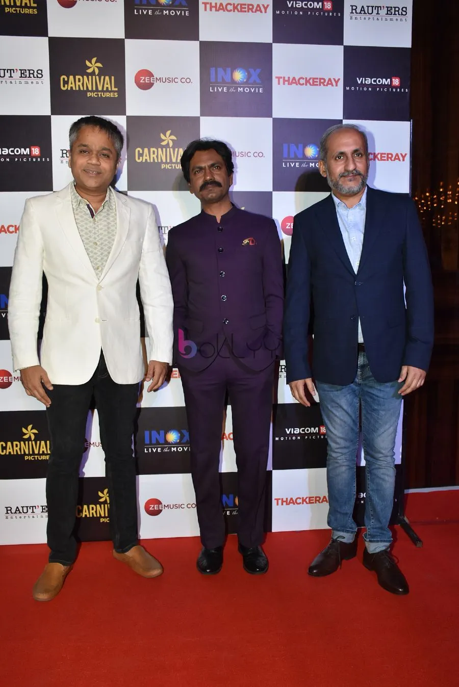 Ajit Andhare, Nawazuddin Siddiqui and Nikhil Sane 