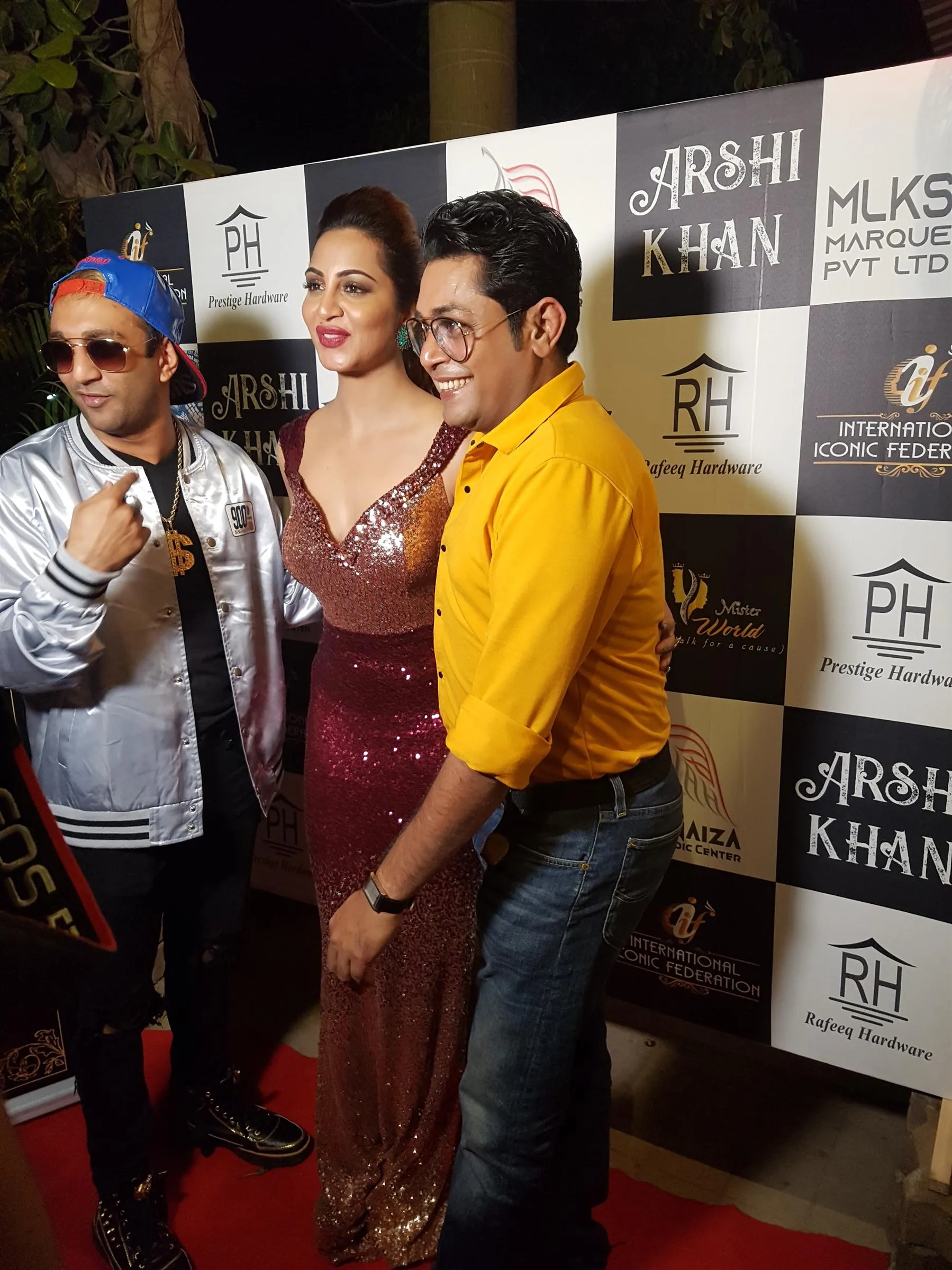 Akash Dadlani, Arshi Khan & Sabyasachi Satpathy 