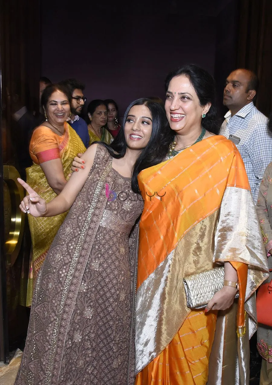 Amrita Rao with Shalini Thackeray