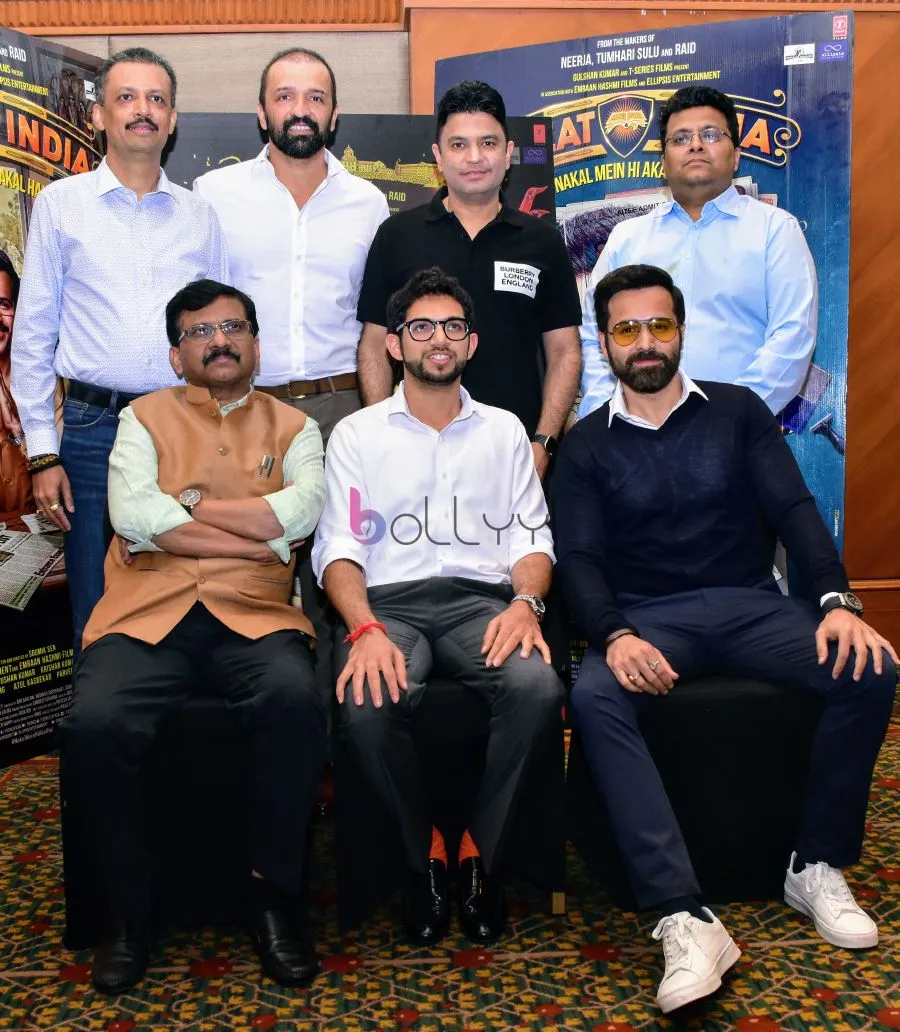 Sanjay Raut, Atul Kasbekar, Aditya Thackeray, Emraan Hashmi