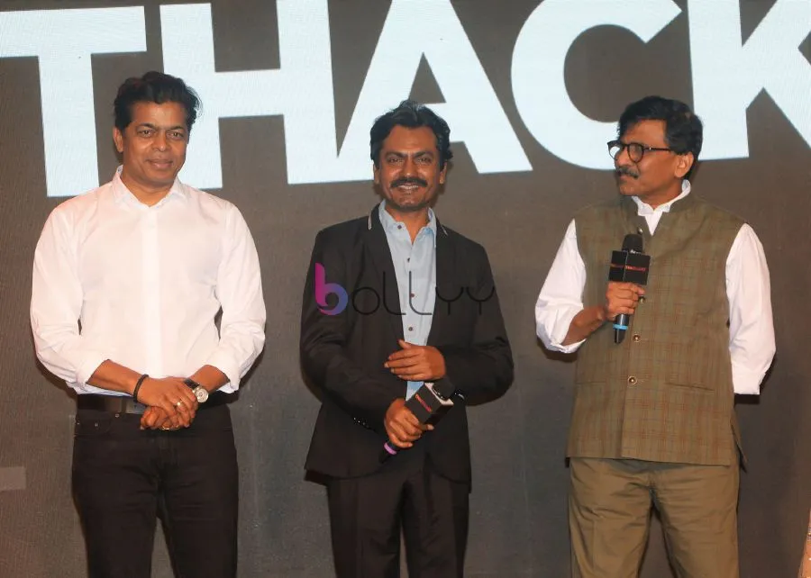 Dr.Shrikant Bhasi, Nawazuddin Siddiqui And Sanjay Raut