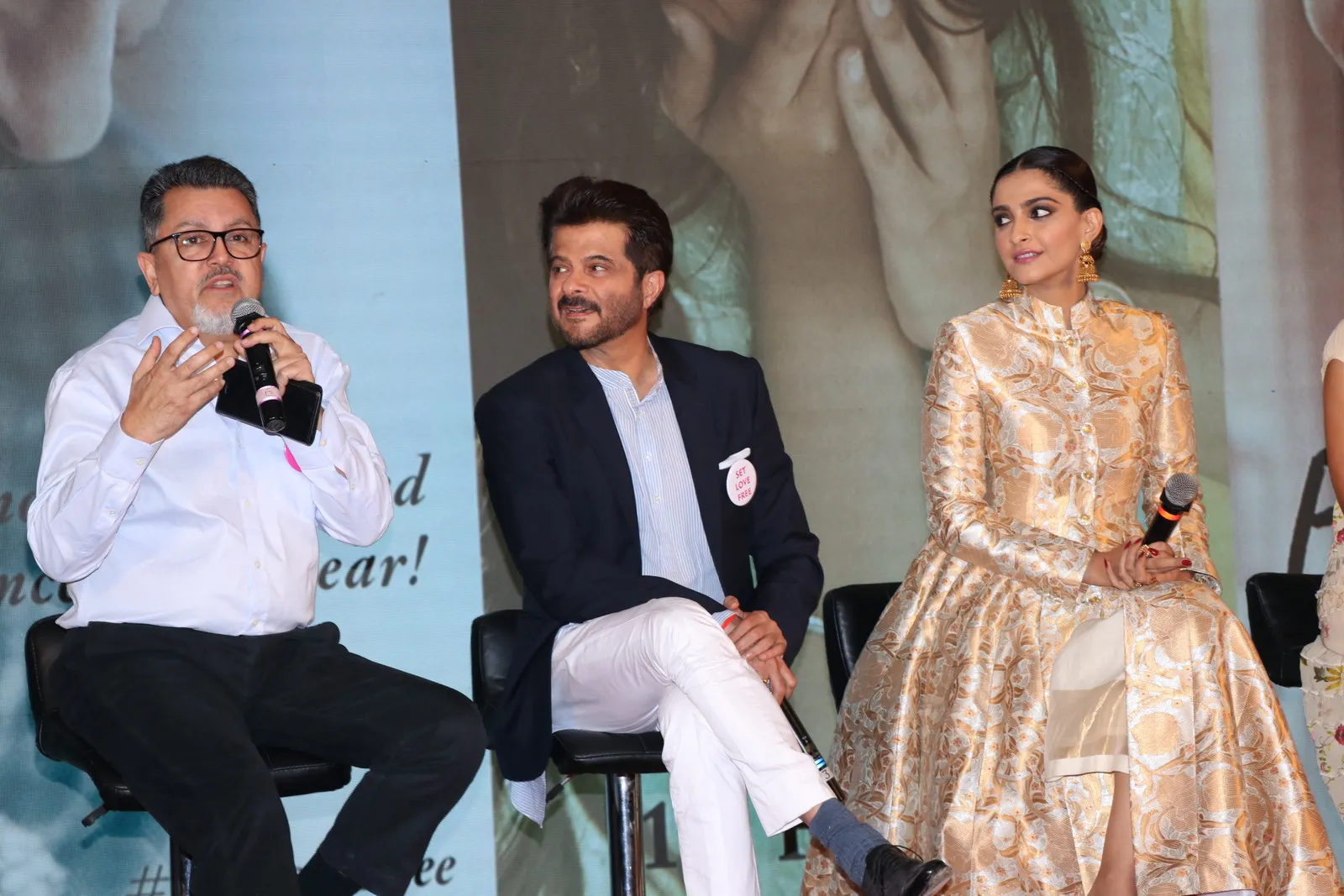 Vijay Singh, Anil Kapoor, Sonam Kapoor