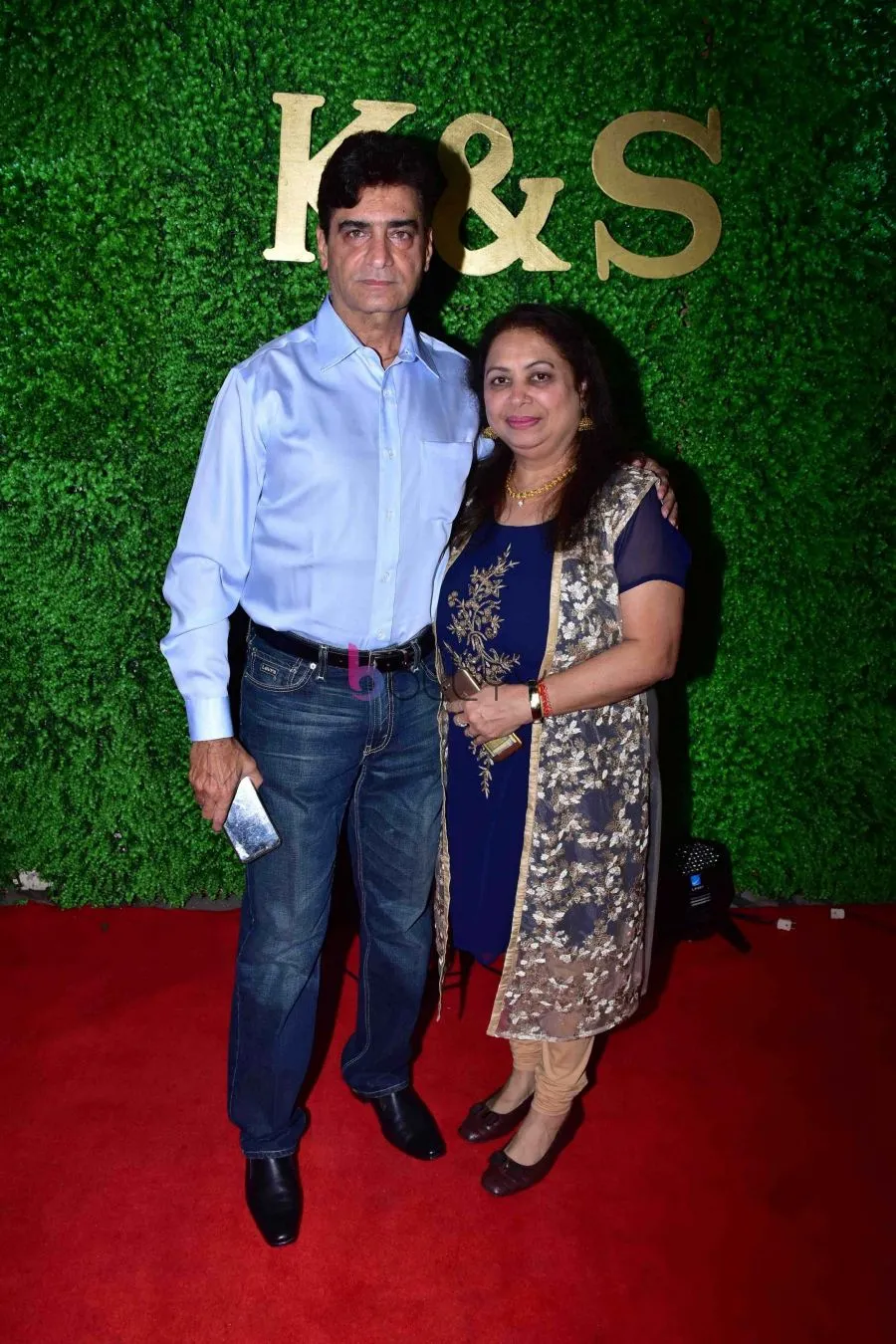 Indra Kumar with wife