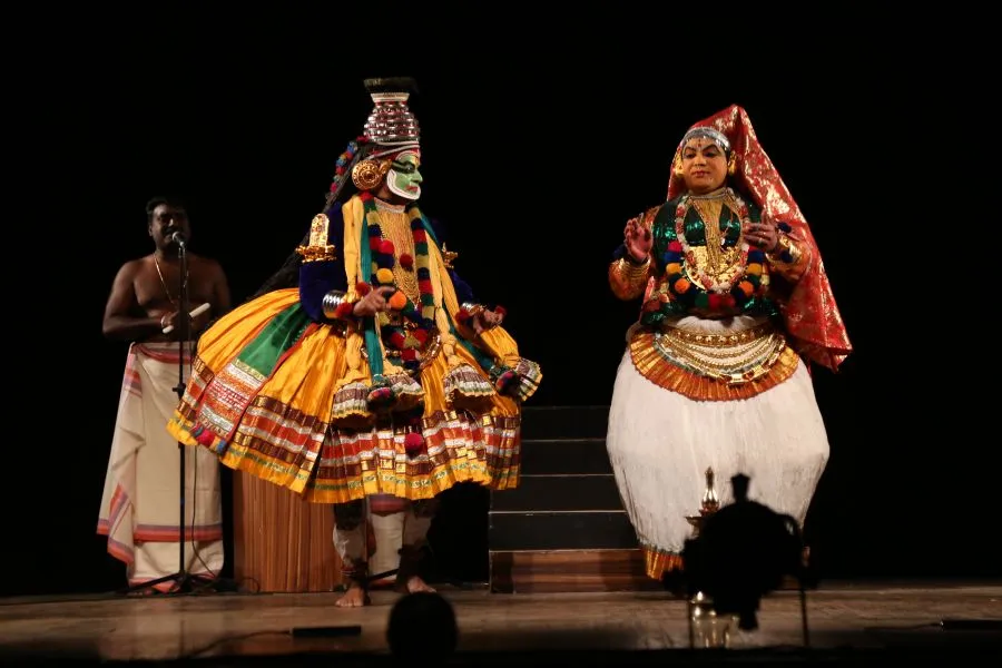 Kathakali Artists Sadanam Balakrishnan and Troupe