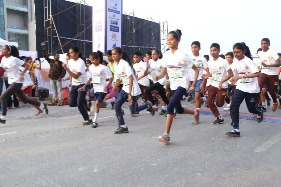 Kids At 6th Edition Of Little Heart Marathon