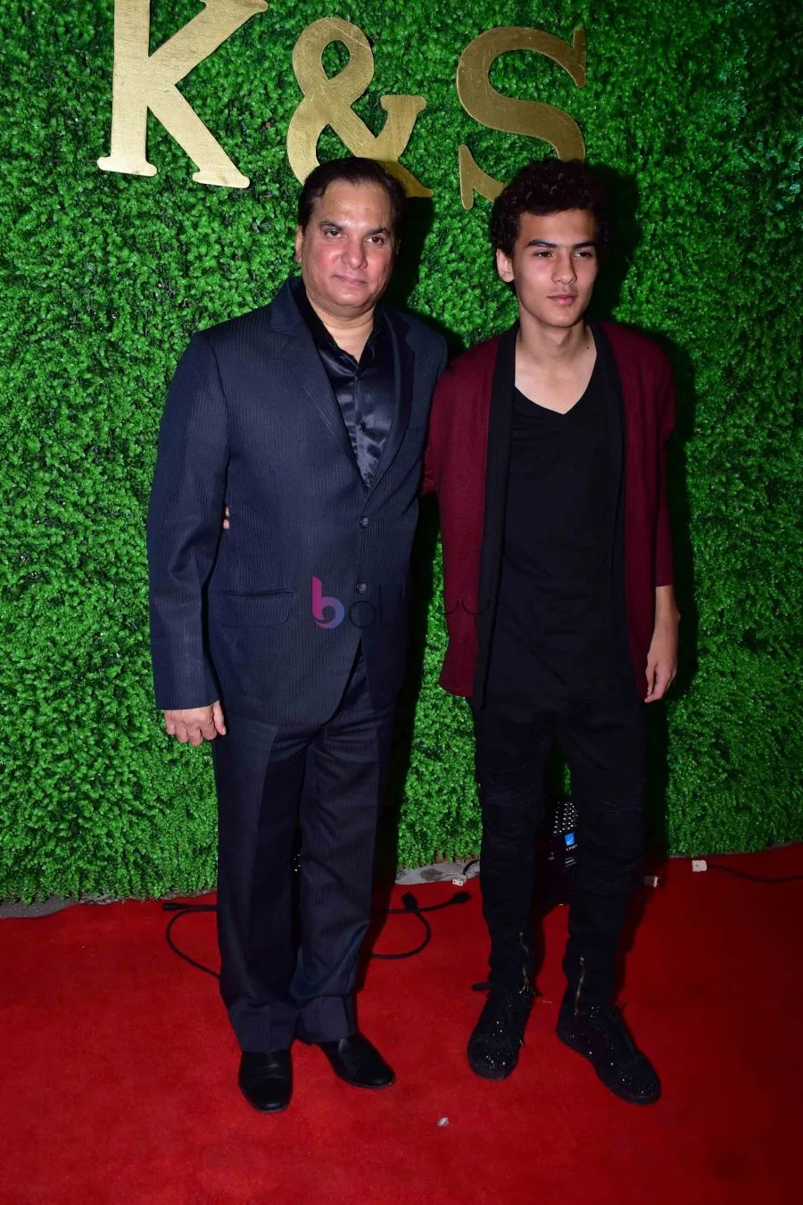 Lalit Pandit with son