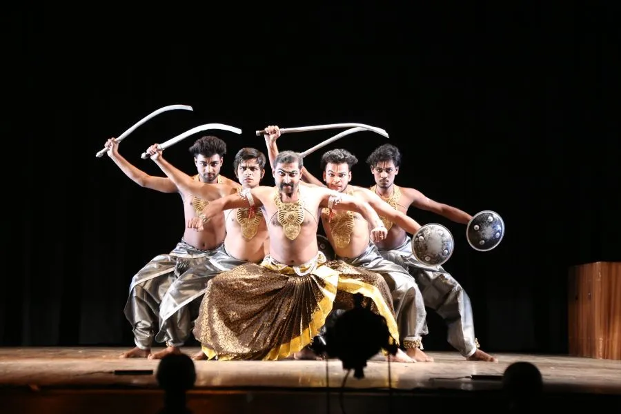 Mayurbhanj Chhau artists Gurukul Chhau Dance Sangam 