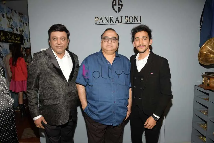 Manik SOni with Rajkumar Santoshi and Pankaj Soni 