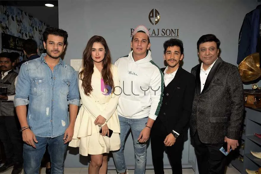 Jay Soni, Yuvika Chaudhary, Prince Narula, Pankaj Soni and Manik Soni 