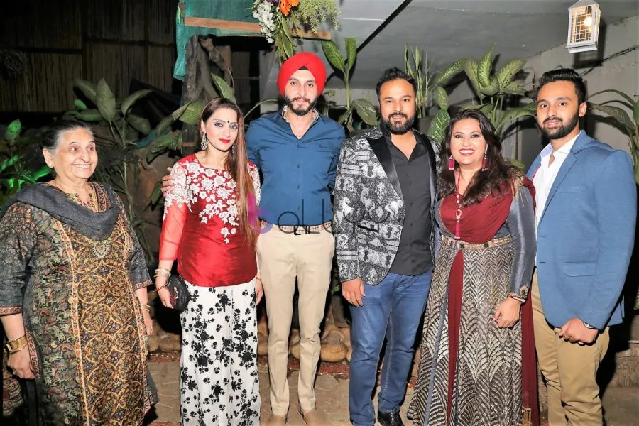 Tajinder singh Tiwana with Inder Tiwana and Neelu Kohli 