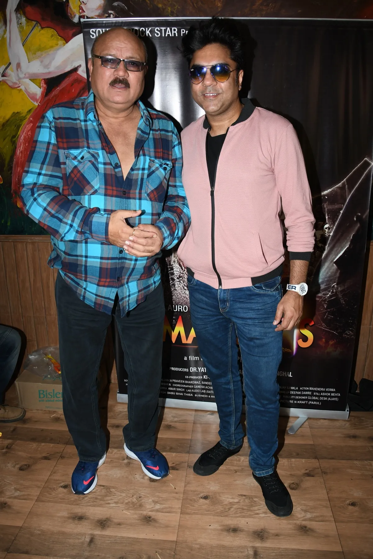 Arun Bakshi with Vipin Aneja during