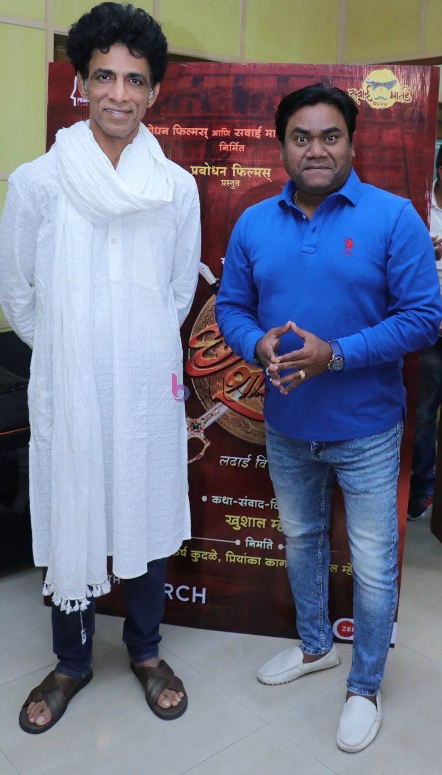 Actor Makrand Deshpande and Singer Nandesh Umap