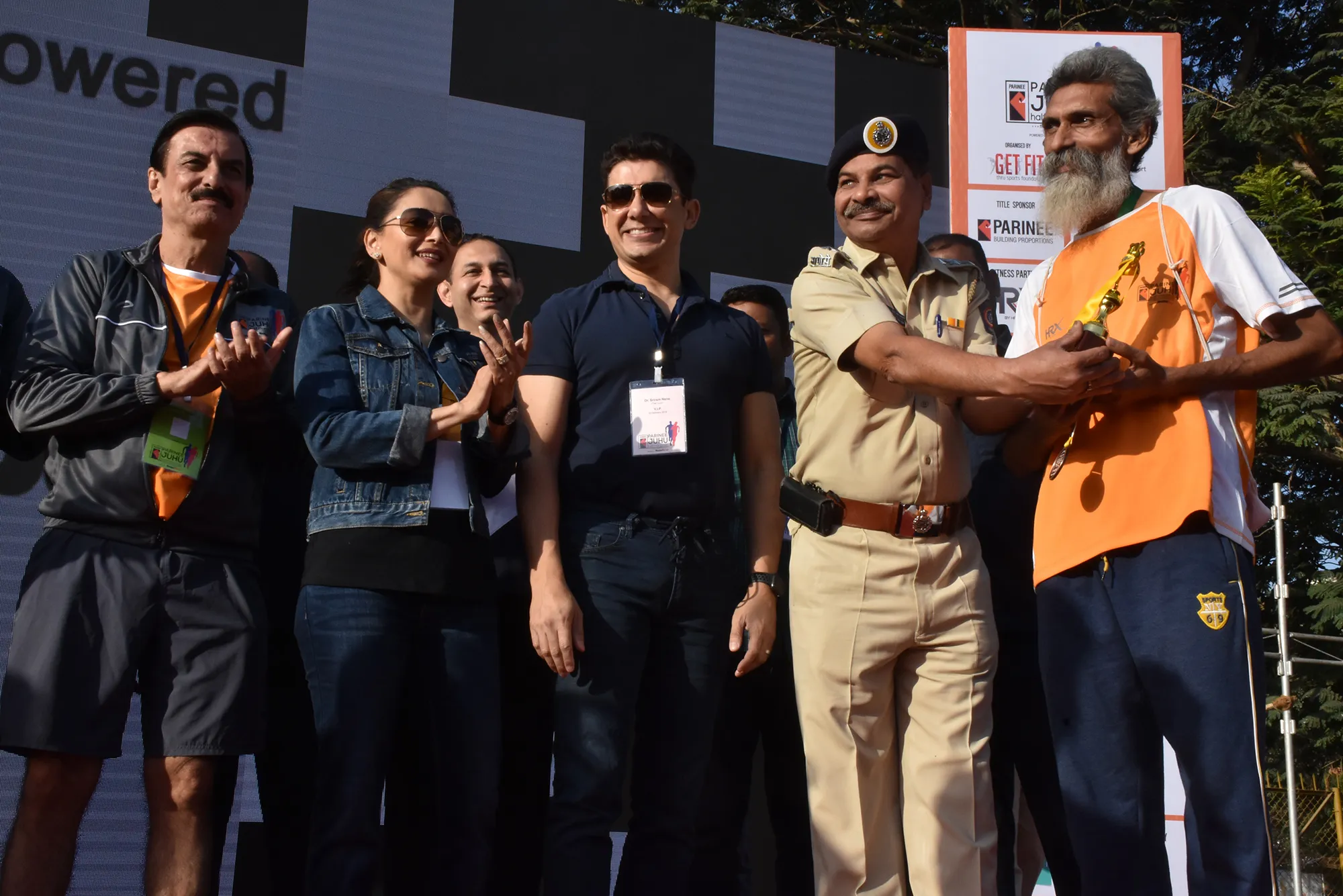 Bharat Kapadia, Madhuri Dixit and Dr. Shriram Nene