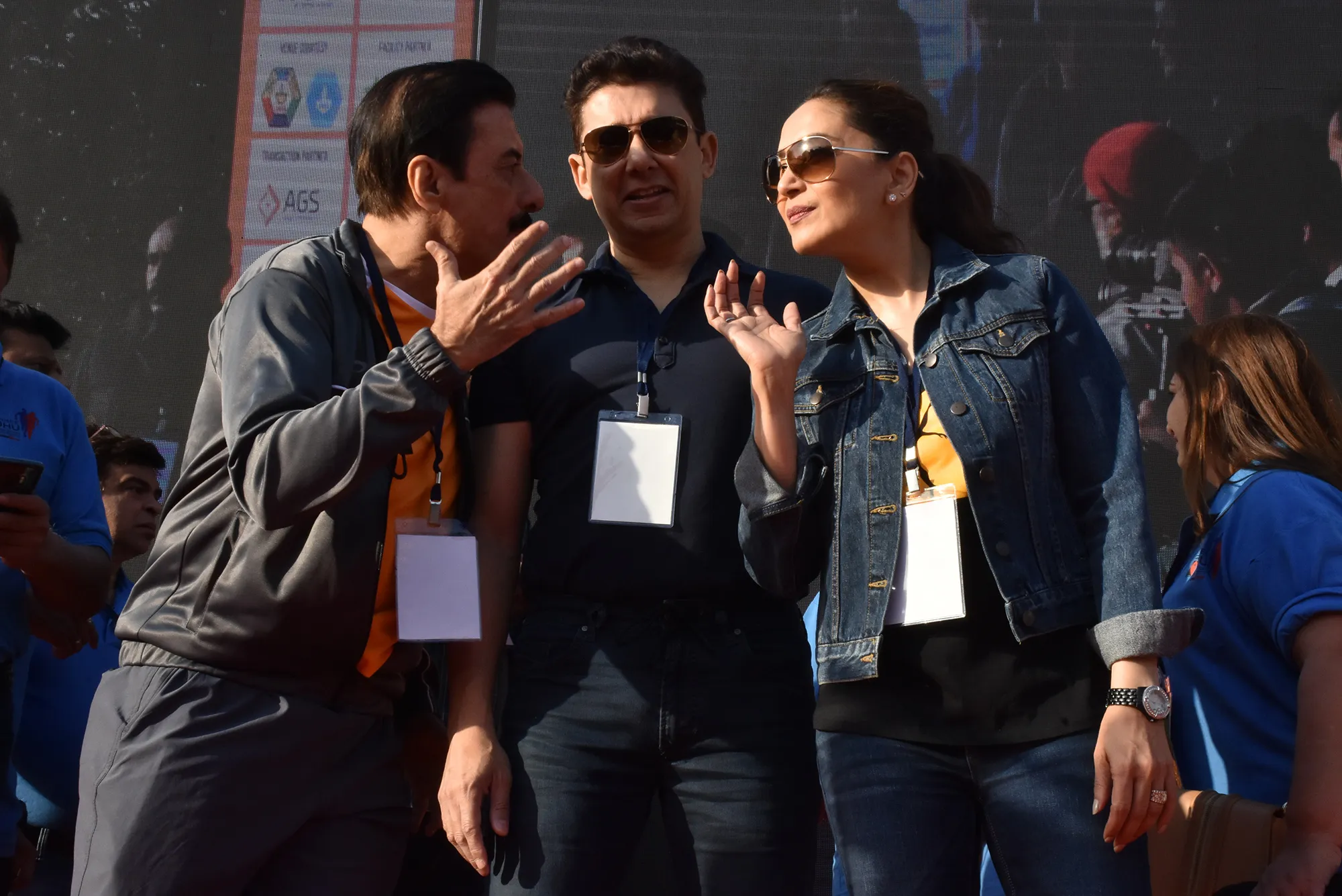 Bharat Kapadia, Madhuri Dixit and Dr. Shriram Nene