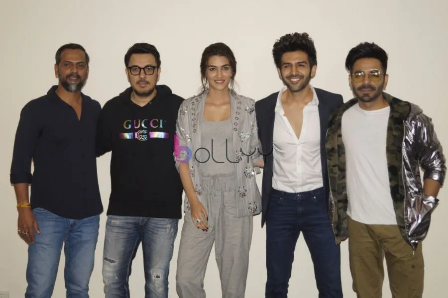 Laxman Utekar, Dinesh Vijan, Kriti Sanon, Kartik Aaryan, Aparshakti Khurana