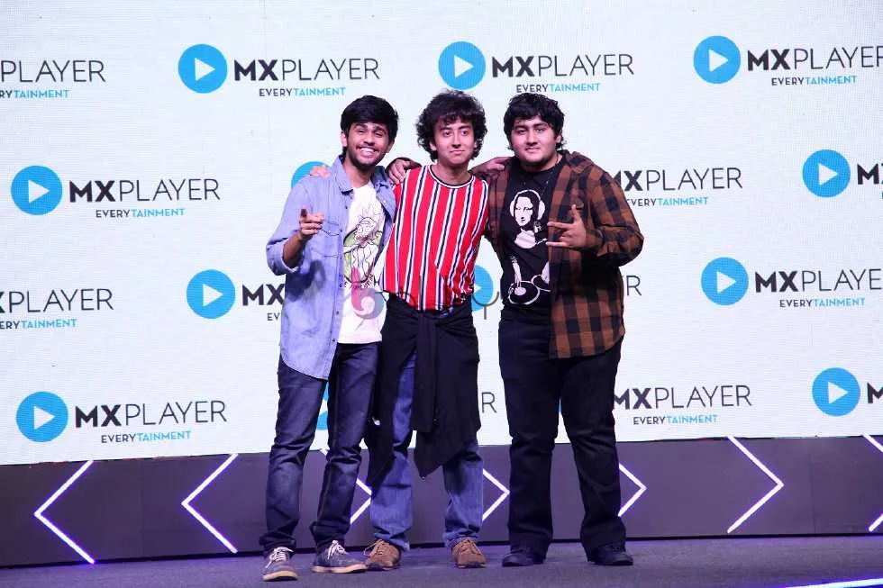 Team Immature At MX Player Launch 