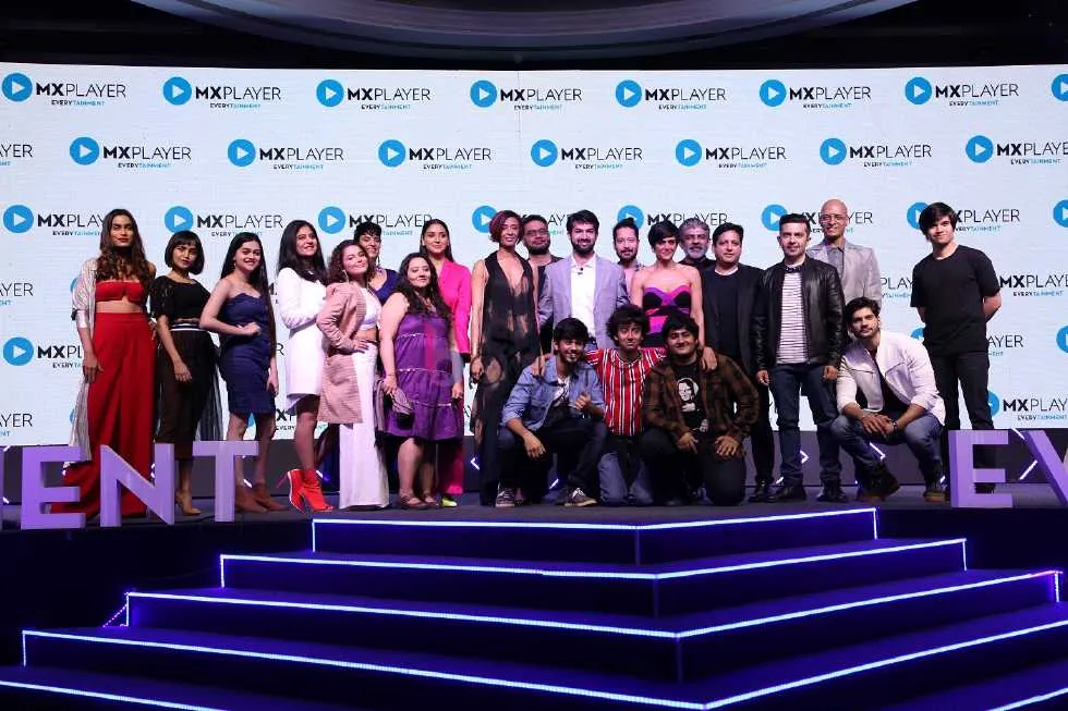 Team MX Player With The Cast At MX Player Launch 