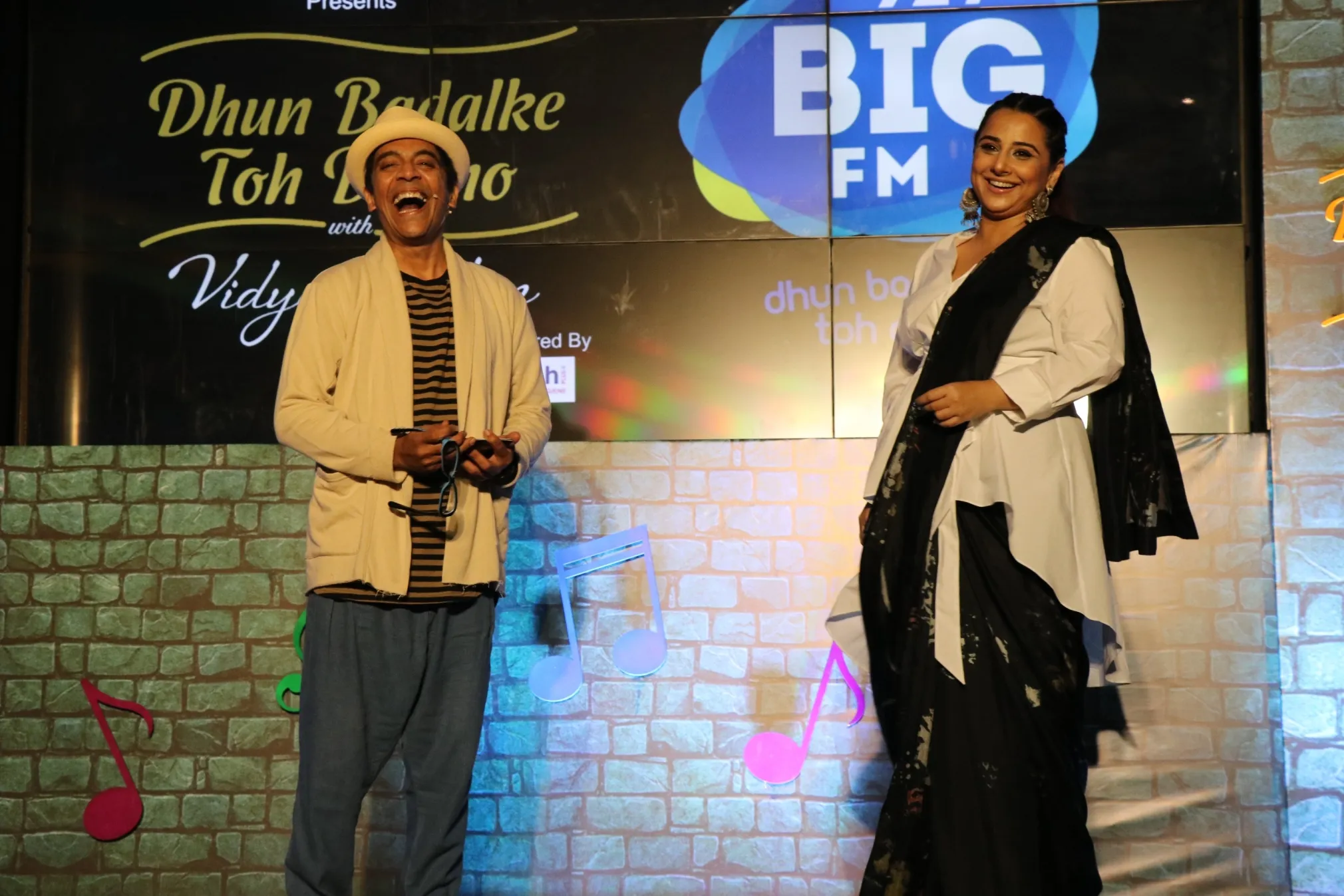 Vrajesh Hirjee and Vidya Balan