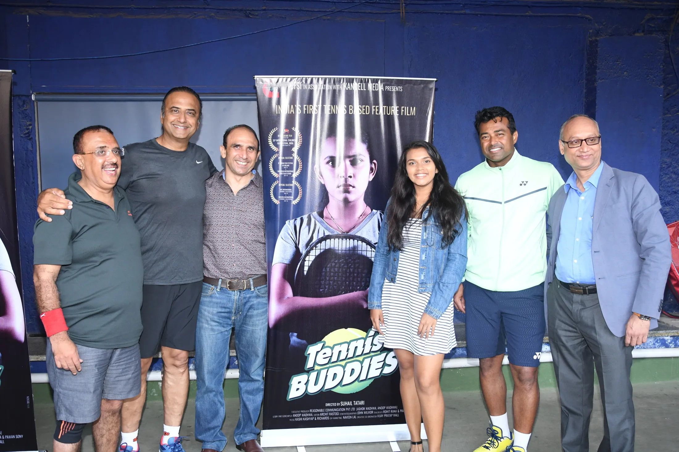 Anoop Wadhwa, Charu Sharma, Major Bikramjit Singh, Dakshata Patel, Leander Paes and Rajesh Gohil