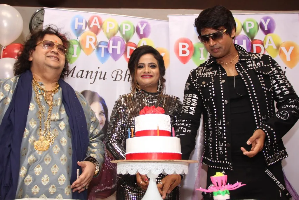 Bappi Lahiri, Manju Bharti and Mukesh J Bharti 