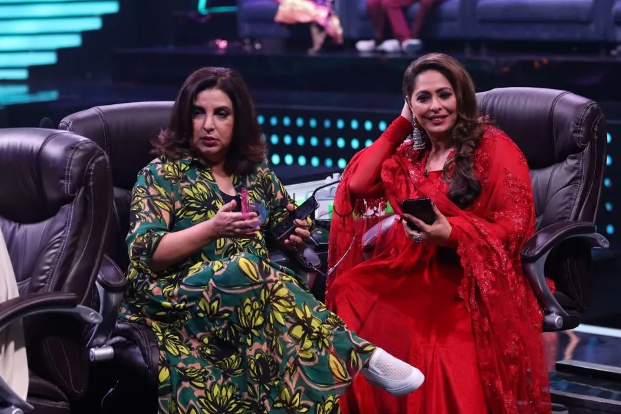 Farah Khan and Geeta Kapoor