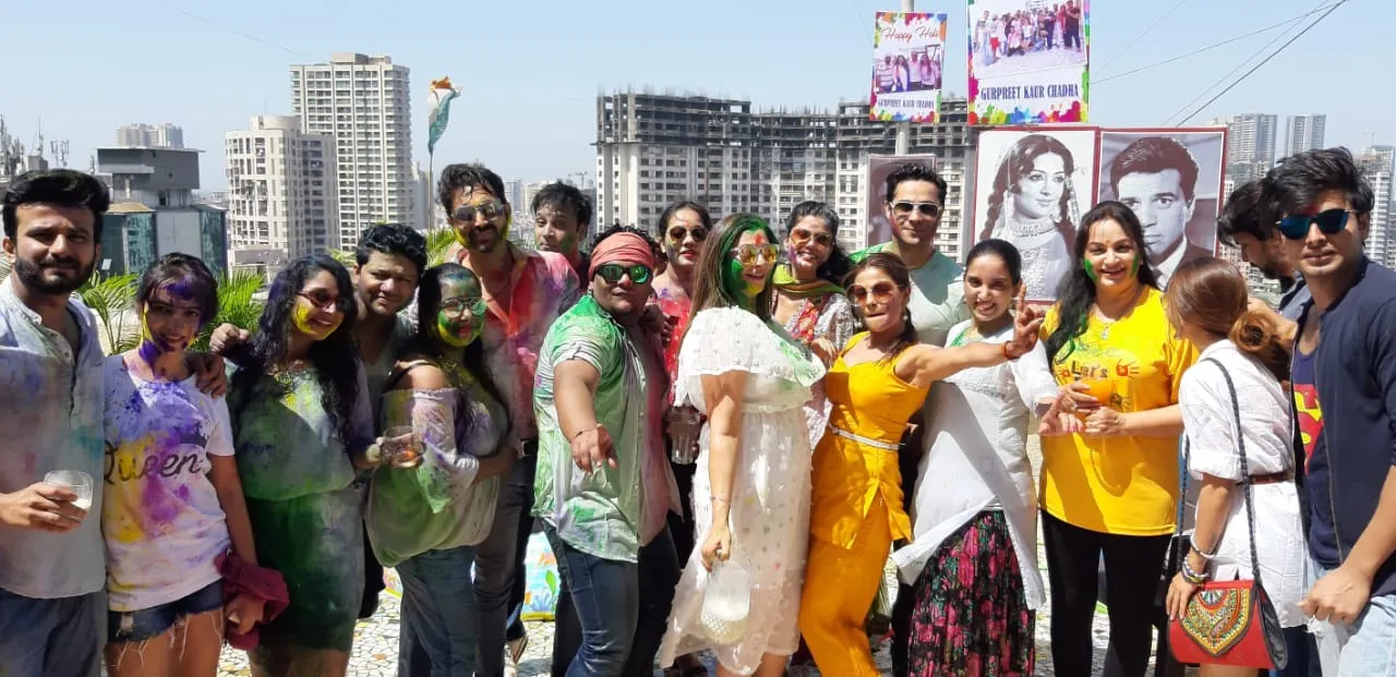 Gurpreet Kaur Chadha Celebrated Holi 2019 With Her Friends & Family