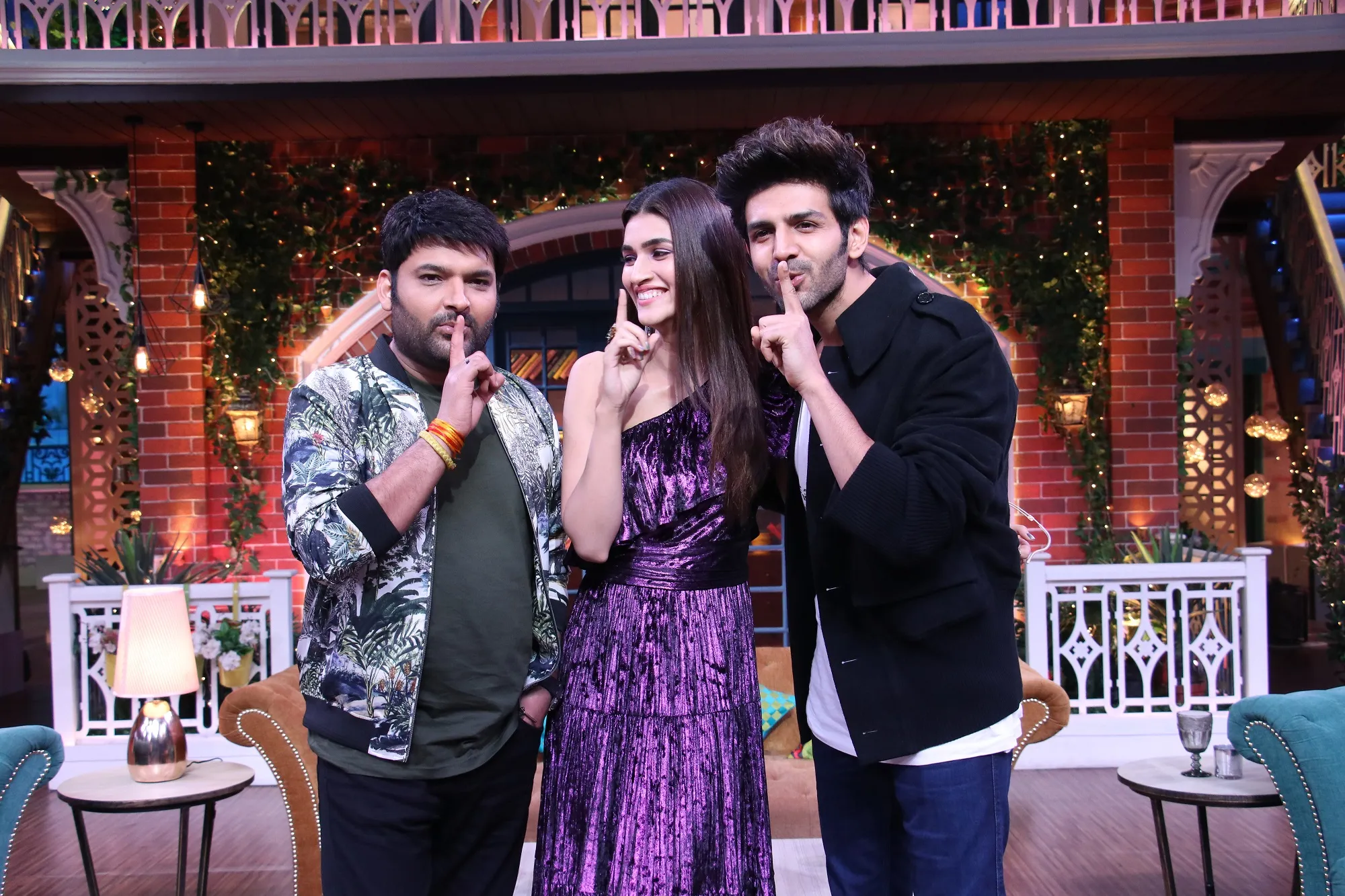 Kapil Sharma, Kriti Sanon, Kartik Aaryan