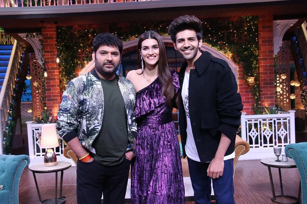 Kapil Sharma, Kriti Sanon, Kartik Aaryan