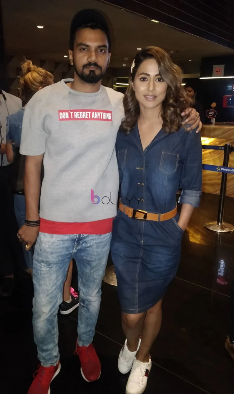 Rocky Jaiswal and Hina Khan