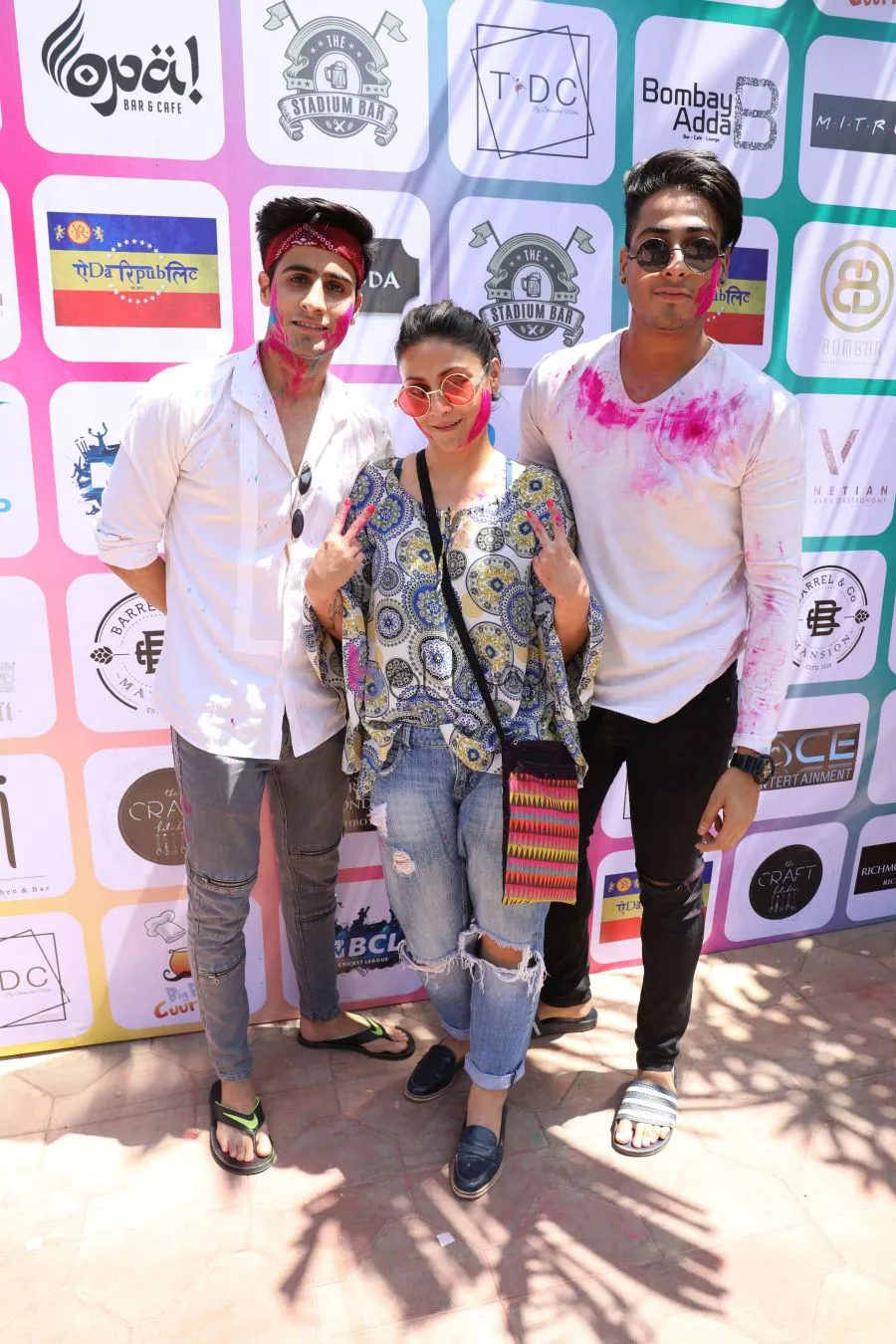 Urvashi Dholakia with Sons Kshitij & Sagar Dholakia 