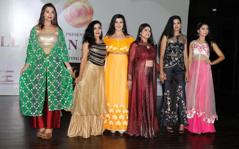 Models Walking the ramp for designer Pawan Gupta