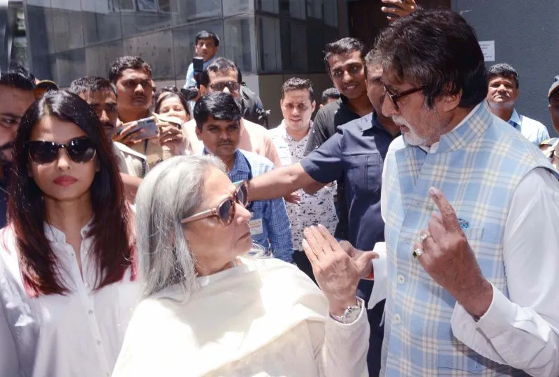 Aishwarya Rai Bachchan, Jaya Bachchan, Amitabh Bachchan