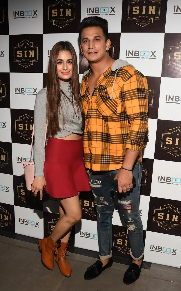 Yuvika Chaudhary with Prince Narula 