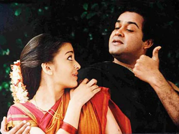 Aishwarya rai bachchan_mohanlal_iruvar